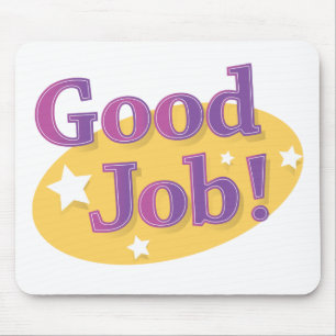Mousepad Bom trabalho!