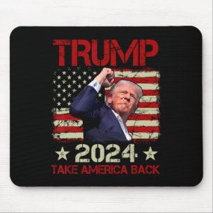 Mousepad Bomba De Pressão Disparada No Trump 2024 Sobrevive