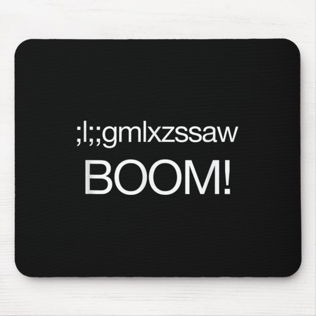 Mousepad Bomba Nuclear Nos Comandos Estratégicos Engraçado  (Frente)