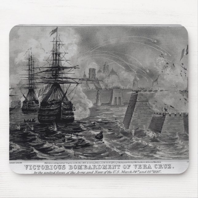 Mousepad Bombardeio vitorioso de Vera Cruz (Frente)