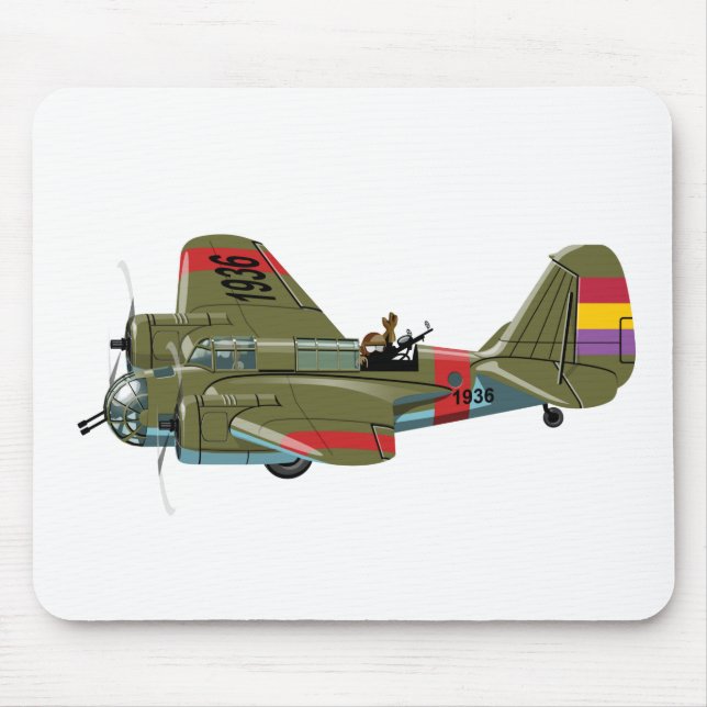 Mousepad Bombardeiro retrógrado (Frente)