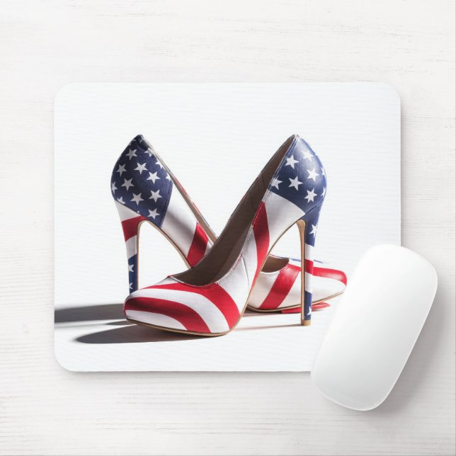 Mousepad Bombas de Moda de Bandeira Americana (Com mouse)