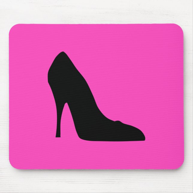 Mousepad Bombas Pretas e Rosa (Frente)
