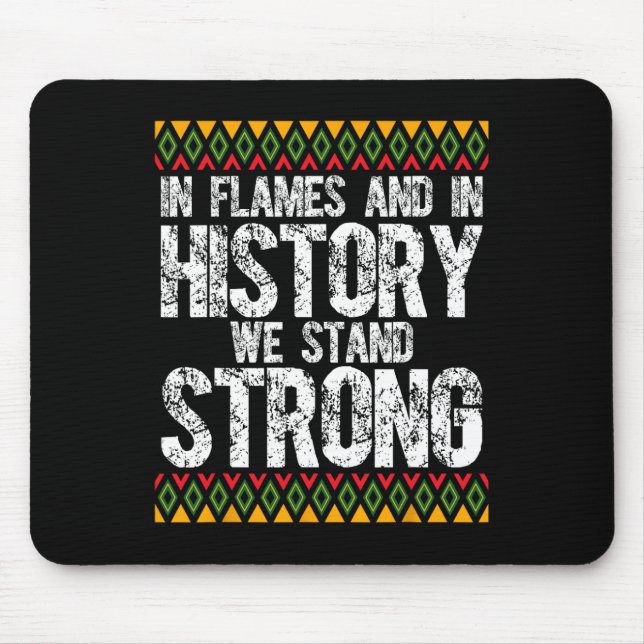 Mousepad Bombeiro Preto Bombeiro Bombeiro Negro Histo (Frente)