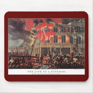 Mousepad Bombeiros Empresariais Vintage, Bombeiros Bombeiro