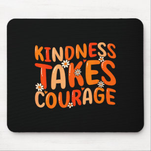 Mousepad Bondade Requer Coragem Laranja Dia de Unidade Cont