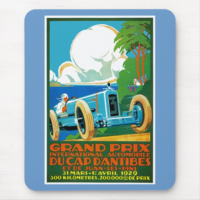 Mousepad Boné d'Antibes do Grande Prêmio Du (Frente)