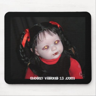 Mousepad Boneca espectral do horror das visões 13 o Dia da
