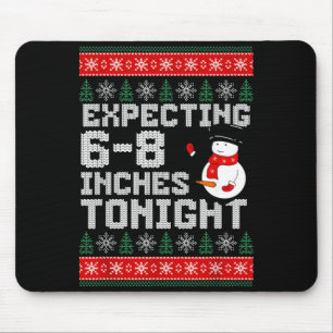 Mousepad Boneco de Neve Engraçado Esperando 6-8 Polegadas E