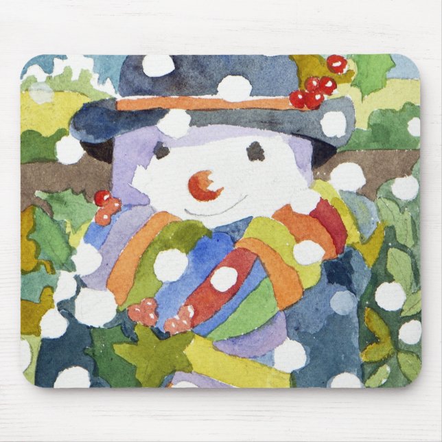 Mousepad Boneco de neve na neve 2011 (Frente)