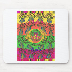 Mousepad Bonita e Bonita Impressão de Arte Floral