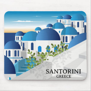 Mousepad Bonita Grécia Santorini