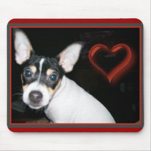 Mousepad Bonita Rattie com Coração