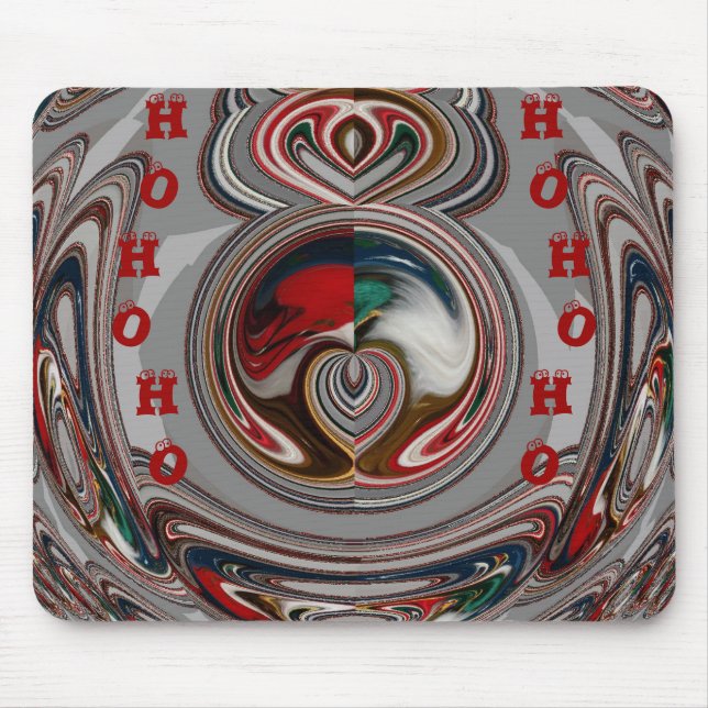 Mousepad Bonitas Cores de Festas de Natal (Frente)
