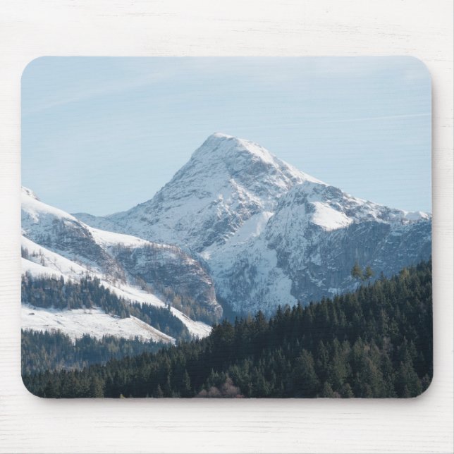 Mousepad Bonitas Montanhas Cobertas por Neve (Frente)