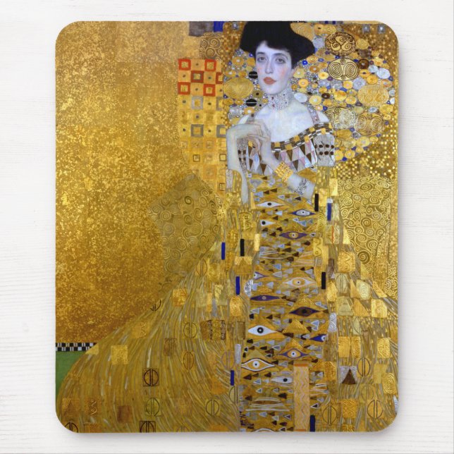 Mousepad Bonito a mulher em Gustavo Dourado Klimt (Frente)
