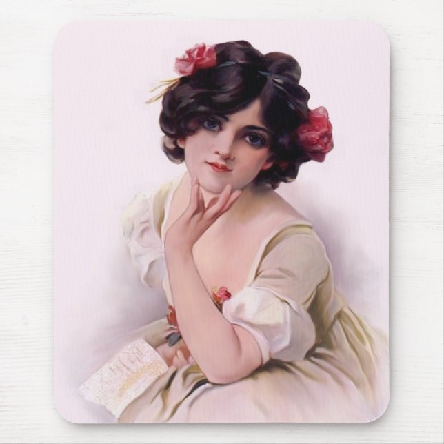 Mousepad Bonito a rosa (Frente)