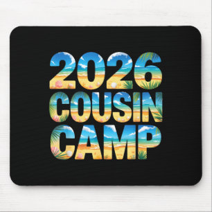Mousepad Bonito acampamento de primos de 2026 férias viagem