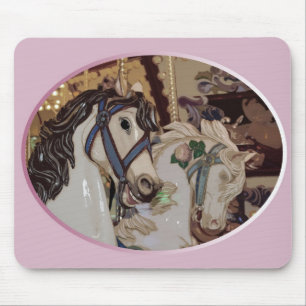Mousepad Bonito bufo de cavalos carrossel
