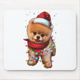 Mousepad Bonito Cão Pomeraniano Lover Engraçado Feriado N