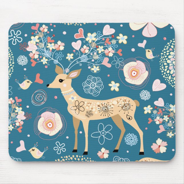 Mousepad bonito, cervo (Frente)