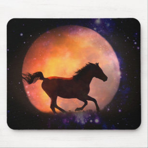 Mousepad Bonito Chão e Mouse Lua