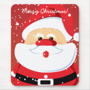 Mousepad bonito do costume de Papai Noel