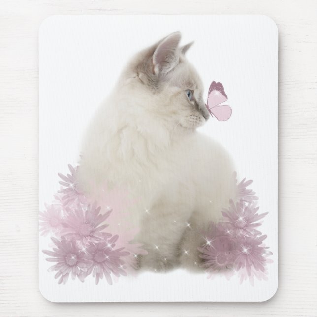 mousepad bonito do gatinho (Frente)