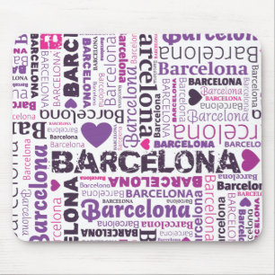 Mousepad bonito do souvernir de Barcelona da