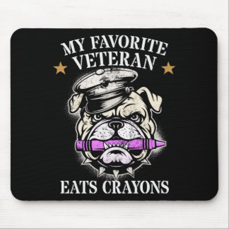 Mousepad Bonito Esquadrão Favorito de Veteranos que Come Gi