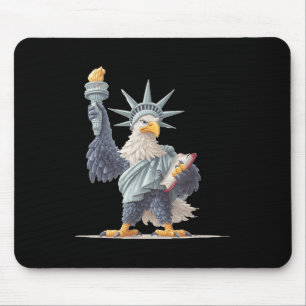 Mousepad Bonito Estátua Dos Eua Figuram Para Roupas Patriót
