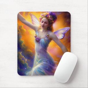 Mousepad Bonito Fada Dançando no Vento