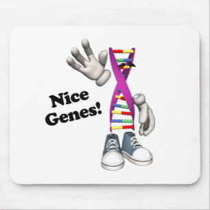 Mousepad Bonito Genes - Caráter Engraçado da fita de DNA