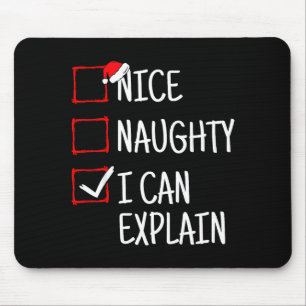 Mousepad Bonito Malicioso Posso Explicar Natal Divertido