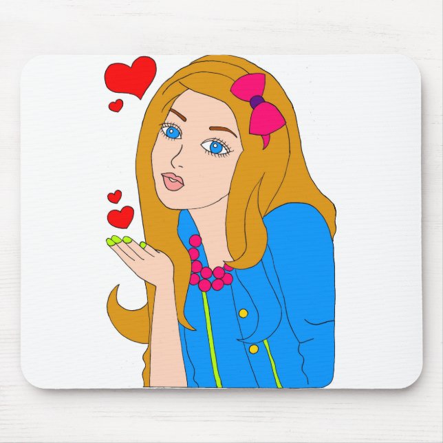 Mousepad Bonito menina (Frente)