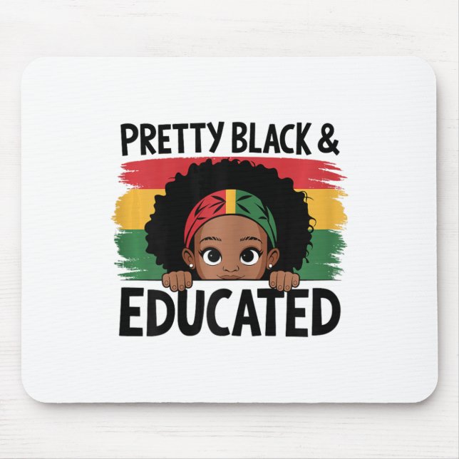 Mousepad Bonito Negro E Educado Eu Sou O Forte Africano (Frente)