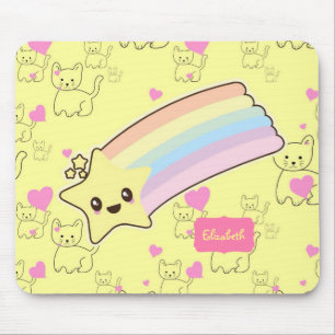 Mousepad Bonito Orçamento Meninas Bonitas Kawaii Nome Amar
