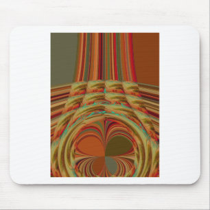 Mousepad Bonito Ouro Tradicional Africano Brown Motif