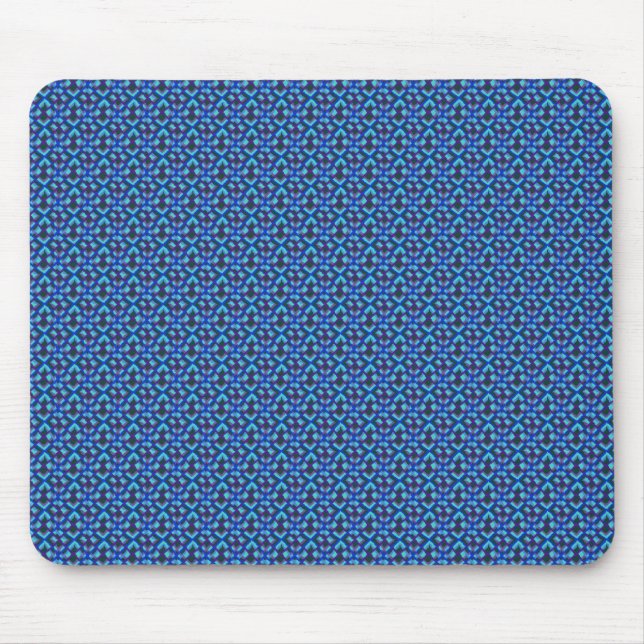 Mousepad Bonito Pad do Mouse Padrão Azul (Frente)