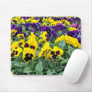 Mousepad Bonito pansias numa estufa