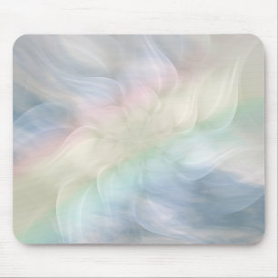 Mousepad Bonito Pastel Rainbow Mandala design