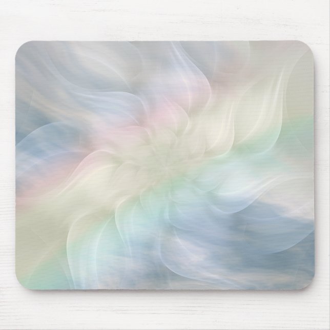 Mousepad Bonito Pastel Rainbow Mandala design (Frente)