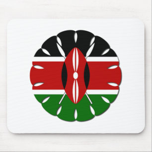 Mousepad Bonito Round Kenyan Motif: Um Símbolo Nacional