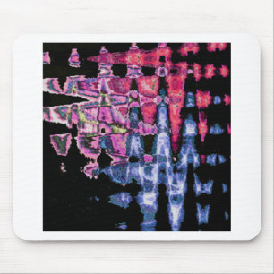 Mousepad Bonito roxo, Cinza de Cinza e Aquarela Preta