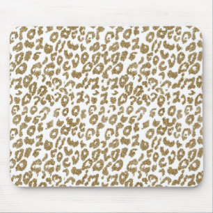 Mousepad Bonito tendência falsa de ouro, impressão-leopar