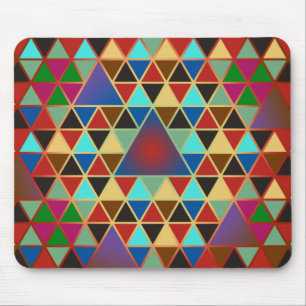Mousepad Bonito Triângulo padrão III + suas ideias