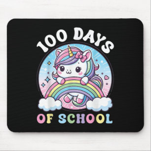 Mousepad Bonitos 100 Dias De Meninas Escolares Unicórnio 10