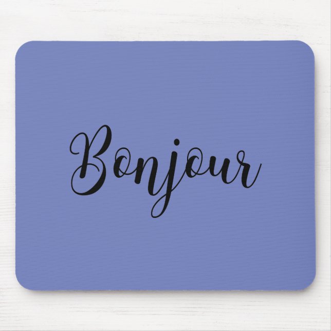 Mousepad Bonjour-blackText (Frente)