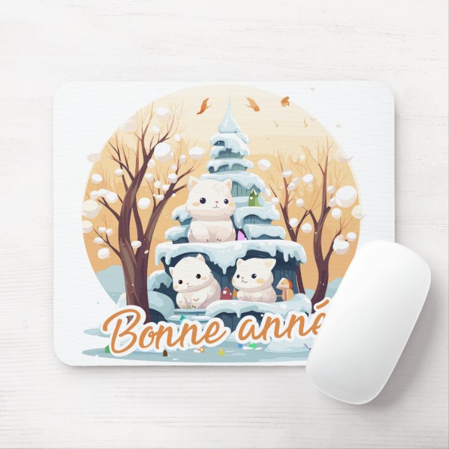 Mousepad Bonne année aussi (Com mouse)