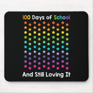 Mousepad Bons 100 Dias De Escola E Ainda Adorando Feliz